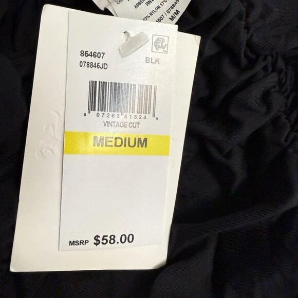 Becca Women’s Black High Rise Bikini Bottom Size M - Picture 3 of 3